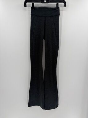 Lululemon Soft Sueded Split-Hem High-Rise Mini-Flare Pant *Regular Black - 0
